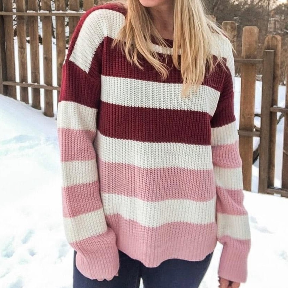 Colorblock Sweater